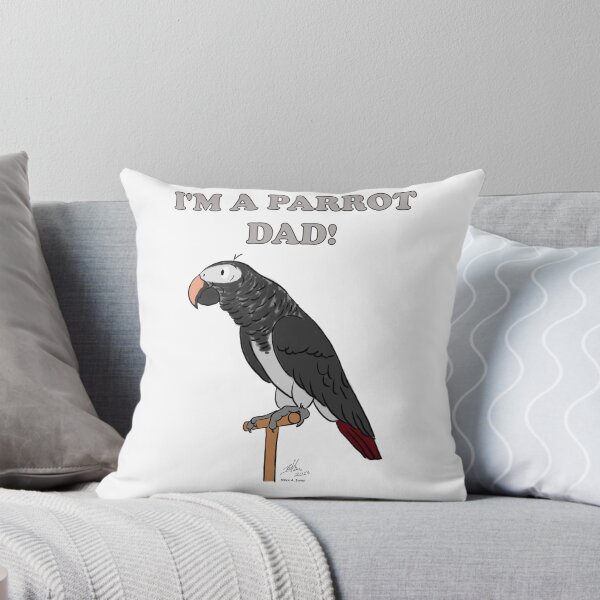 Item preview, I'm a Parrot Dad! - Timneh African Grey designed and sold by Laughing Parrot Studio.