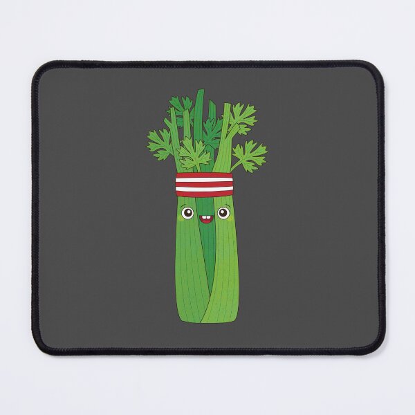 Item preview, Jogging Celery in sweatband and Running Shoes designed and sold by Daisy Beatrice.