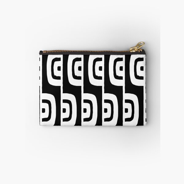 Item preview, Mid Century Modern Geometric Pattern 628 Black and White designed and sold by tonymagnerart.