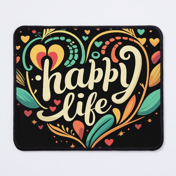 Item preview, Floral Heart - Happy Life designed and sold by PrintSoulDesign.