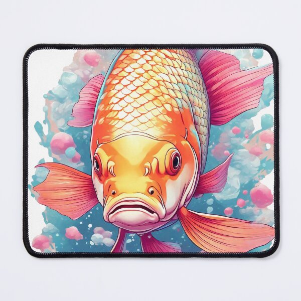 Item preview, Carp with a colorful painted background designed and sold by Rothnaric.