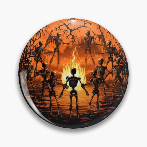Artikelvorschau, Skelette tanzen Halloween 2 entworfen und verkauft von VolcanRaven.