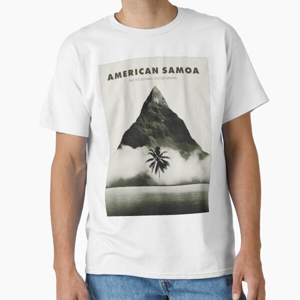 Vista previa del artículo con la obra «Arte minimalista de Samoa Americana #2», diseñado y vendido por ArtFusion-Shop.