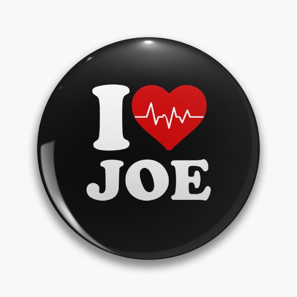 Item preview, I Love Joe Heartbeat I Heart Joe Red designed and sold by clothesy7.