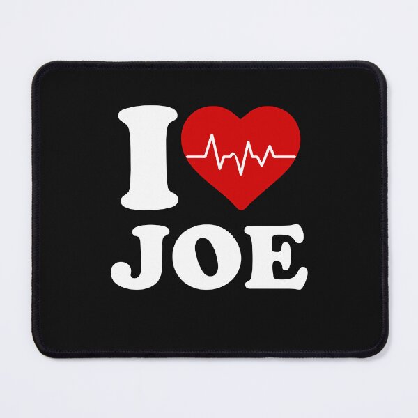 Item preview, I Love Joe Heartbeat I Heart Joe Red designed and sold by clothesy7.