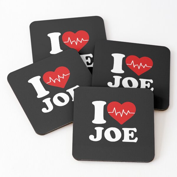 Item preview, I Love Joe Heartbeat I Heart Joe Red designed and sold by clothesy7.