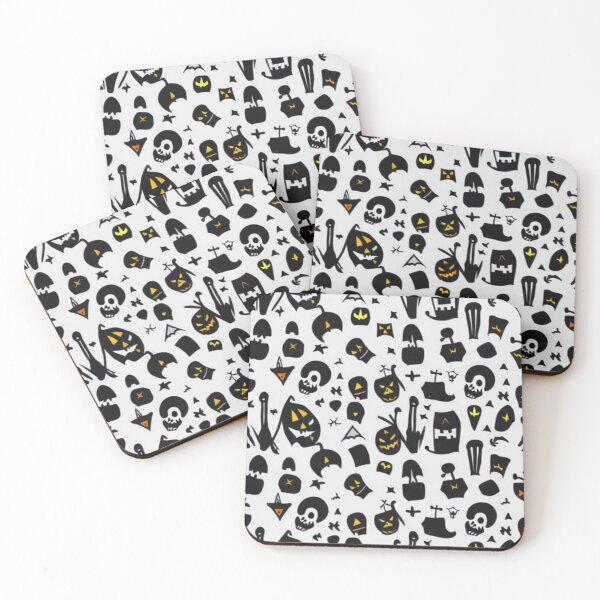 Item preview, Frightening Fusion: Skulls and Pumpkins Galore designed and sold by orchidgd.