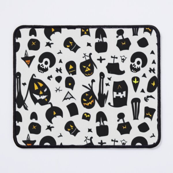 Item preview, Frightening Fusion: Skulls and Pumpkins Galore designed and sold by orchidgd.