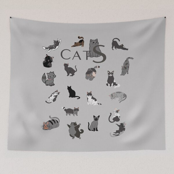 Item preview, Cats, Cats sticker, cats lover, designed and sold by GOLDENGARDENART.