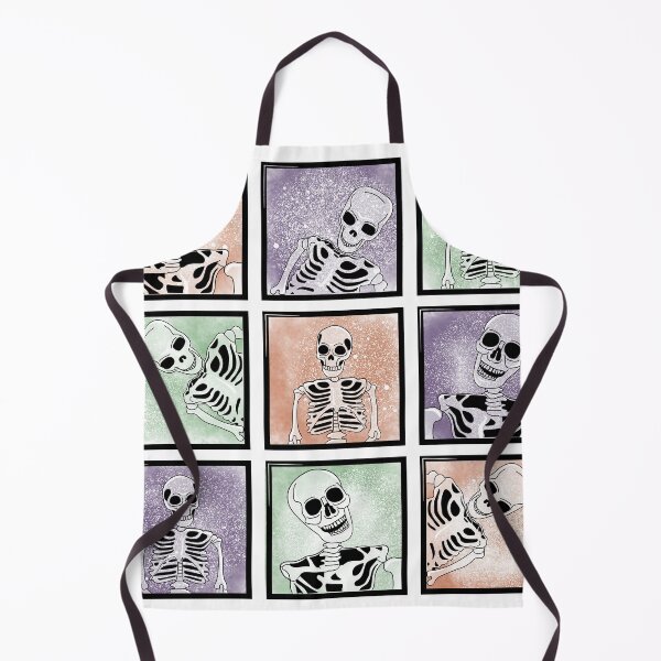 Item preview, Brady Bunch Parody Retro Skeletons Funny Halloween Vintage Spooky Season Fall School Parties Trick-or-Treating designed and sold by MunsyArt.