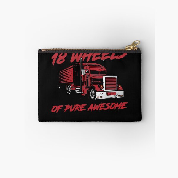 Item preview, 18 Wheels Of Pure Awesome Semi Truck Driver Funny Trucker Gear designed and sold by DynamicDesign.