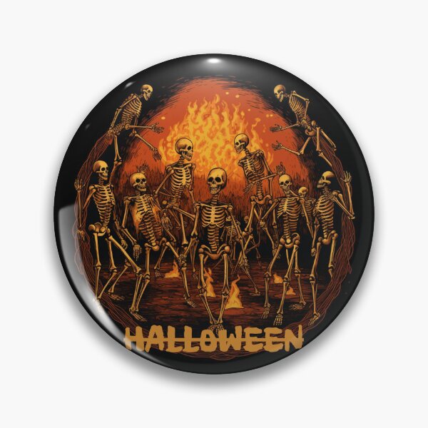 Artikelvorschau, Skelette tanzen Halloween 4 entworfen und verkauft von VolcanRaven.