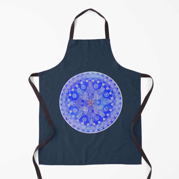 Item preview, Padi kolam/muggu/Rangoli Blue Background designed and sold by ShreecreatE.
