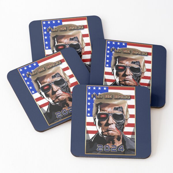 Item preview, Ill Be Back! Trump 2024 designed and sold by E3DArt.