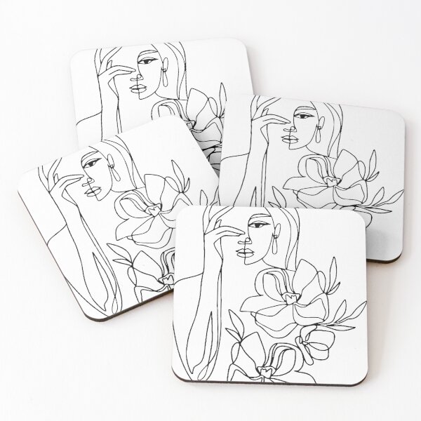 Item preview, Pretty Women Inspiration Positive Girl Line Art designed and sold by Yellowriversss.