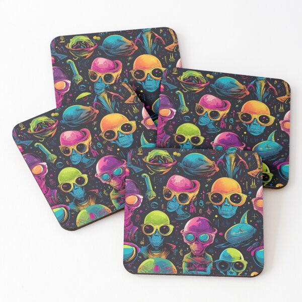 Item preview, Aliens in Sunglasses designed and sold by QuixoticDigital.