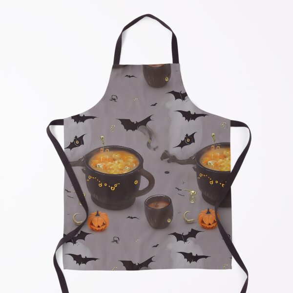 Item preview, Witch's Brew: Enchanting Halloween Pattern with Cauldrons and Spellcraft designed and sold by mrabdennour.