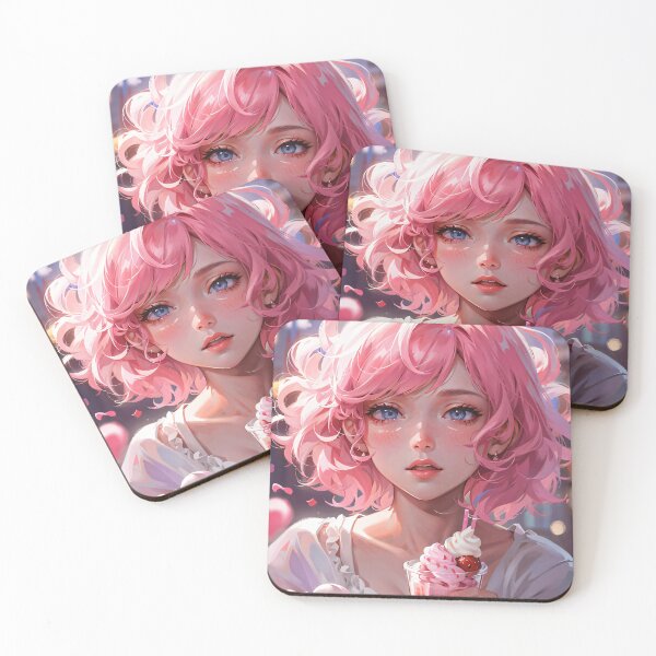 Item preview, Pink Haired Candy Girl designed and sold by MythicalSticker.