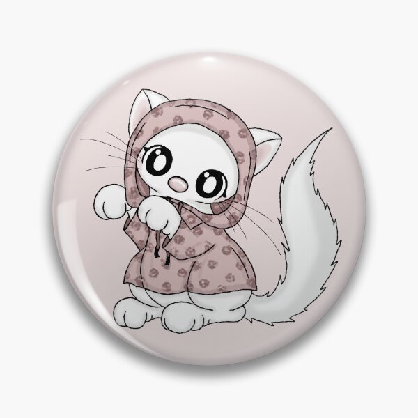 Item preview, cute cat in hoodie designed and sold by Pezi-Creation.