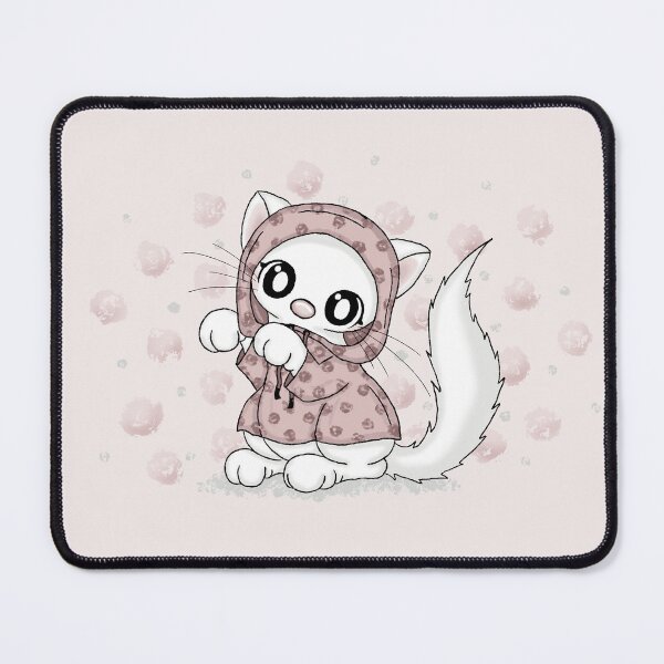 Item preview, cute cat in hoodie designed and sold by Pezi-Creation.