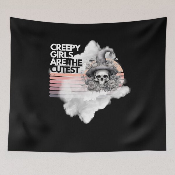 Item preview, CREEPY GIRLS ARE THE CUTEST 1 designed and sold by justyna-s28.