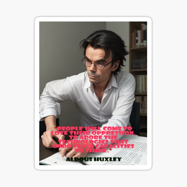Item preview, Aldous Huxley Quote designed and sold by Donnis.