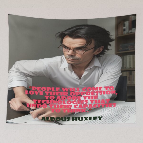 Item preview, Aldous Huxley Quote designed and sold by Donnis.