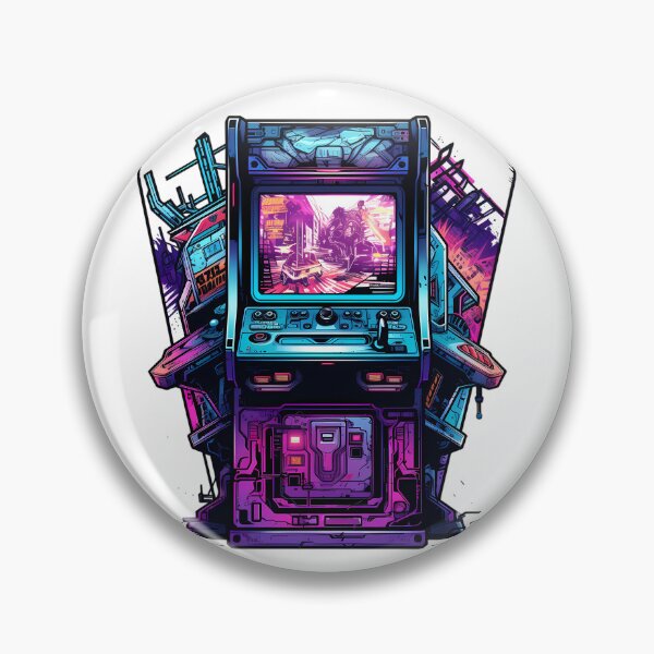 Item preview, Cyberpunk Video Game Arcade Cabinet designed and sold by SchorlCraft.