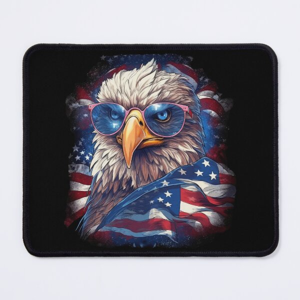 Item preview, American Eagle with the USA Flag and Shades designed and sold by TheUSAFantasy.