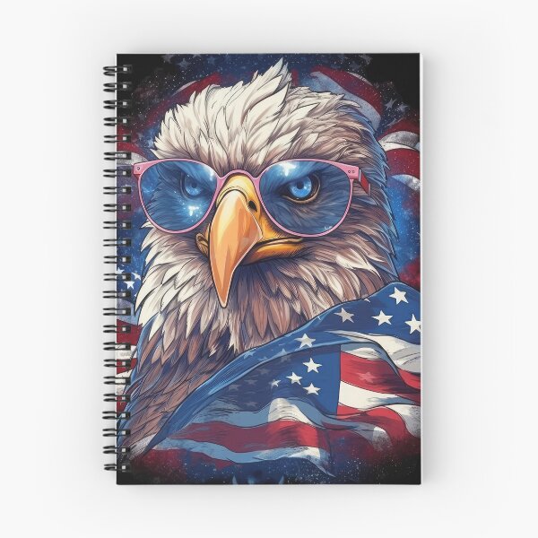 Item preview, American Eagle with the USA Flag and Shades designed and sold by TheUSAFantasy.