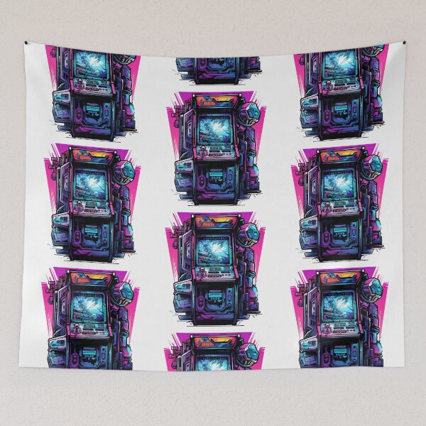 Item preview, Cyberpunk Video Game Arcade Cabinet designed and sold by SchorlCraft.