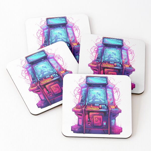 Item preview, Cyberpunk Video Game Arcade Cabinet designed and sold by SchorlCraft.