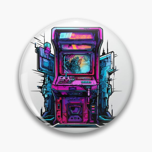 Item preview, Cyberpunk Video Game Arcade Cabinet designed and sold by SchorlCraft.