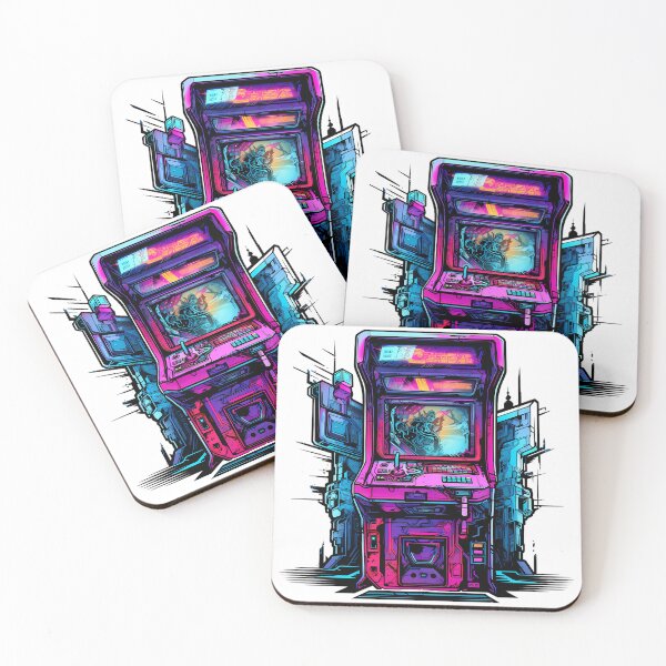 Item preview, Cyberpunk Video Game Arcade Cabinet designed and sold by SchorlCraft.