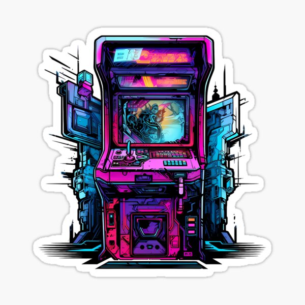 Stickers sur le thème Borne Arcade