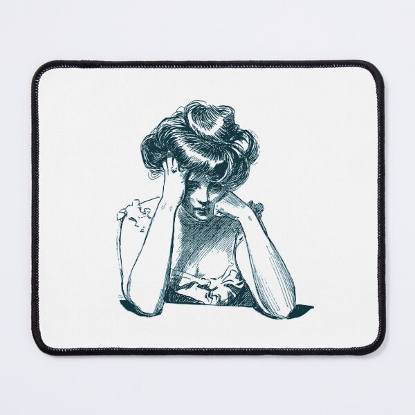 Item preview, Sad woman drawing designed and sold by hazemm7.