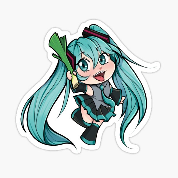 Hatsune Miku Sticker for Sale by hideawaymelon