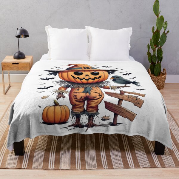 Item preview, Cute pumpkin scarecrow designed and sold by GediaPrints.