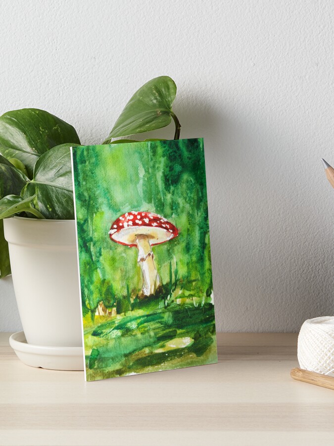 décoration murale cuisine : papier peint lé unique champignons