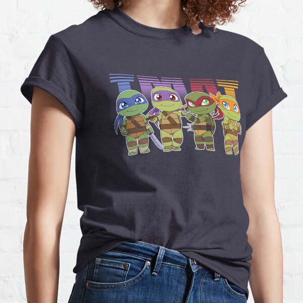 Teenage Mutant Ninja Turtles Leonardo Michelangelo Raphael Girls 2 Pack  T-Shirts Toddler to Big Kid