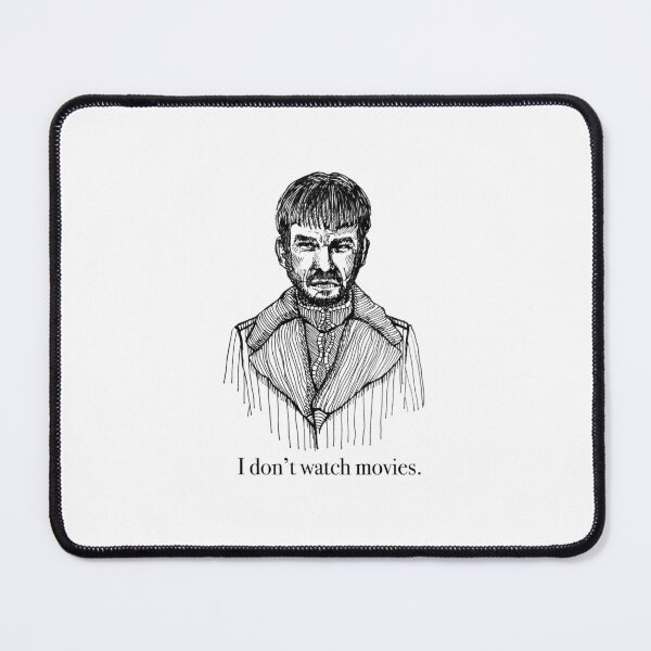 Item preview, Fargo Lorne Malvo TV show Coen Brothers black and white Pen Drawing designed and sold by Sang Oh.