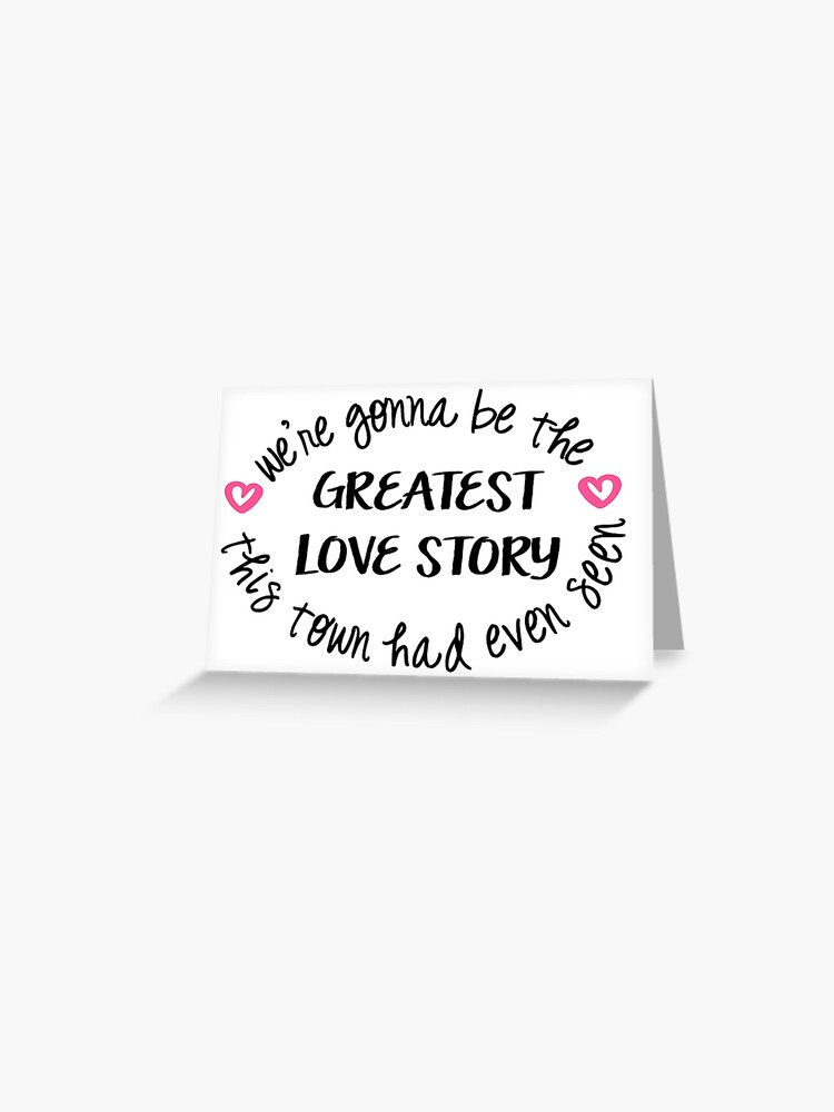 LANCO Greatest Love Story Grey Heart Song Lyric Wall Art Print