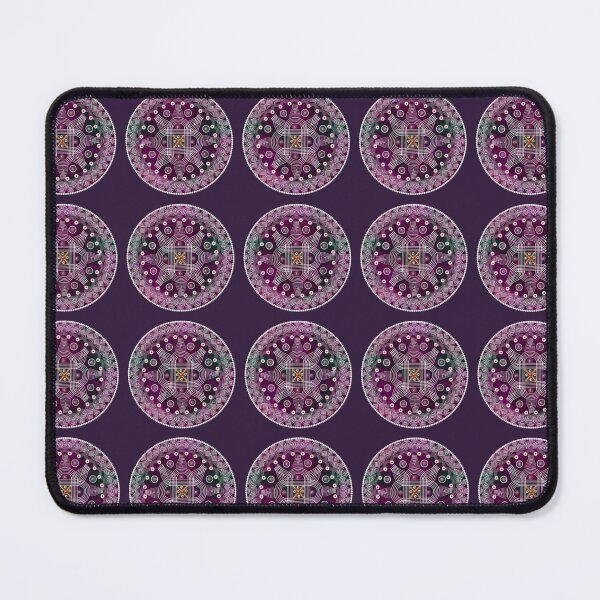 Item preview, kolam/muggu/Rangoli Purple Background designed and sold by ShreecreatE.