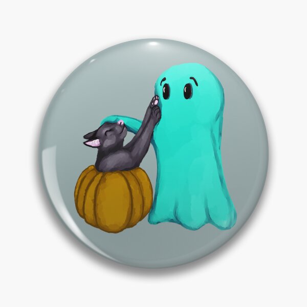 Item preview, Halloween ghost and Black cat  designed and sold by Antiope33.