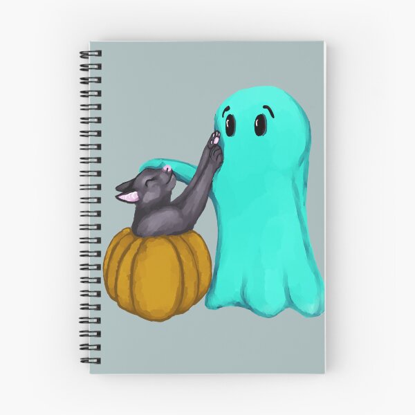 Item preview, Halloween ghost and Black cat  designed and sold by Antiope33.