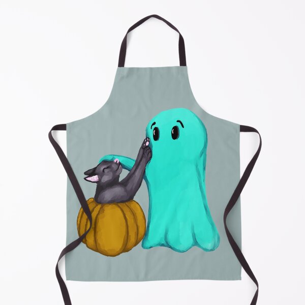 Item preview, Halloween ghost and Black cat designed and sold by Antiope33.