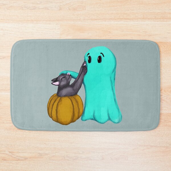 Item preview, Halloween ghost and Black cat  designed and sold by Antiope33.