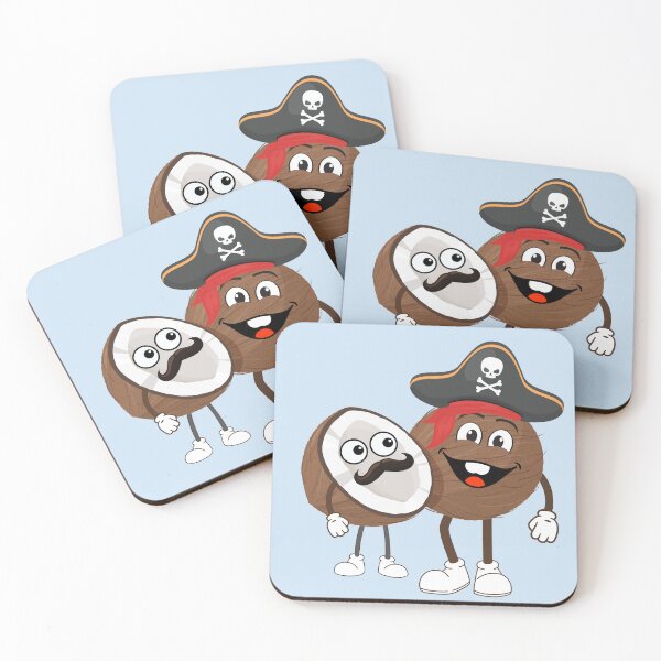 Item preview, Coconut pirates, pirates, coconut designed and sold by GOLDENGARDENART.