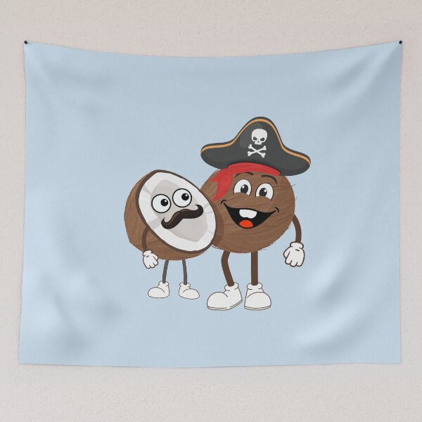 Item preview, Coconut pirates, pirates, coconut designed and sold by GOLDENGARDENART.