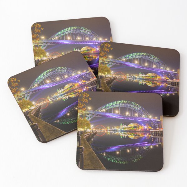 Item preview, Tyne bridge at night designed and sold by krwinterphotos.